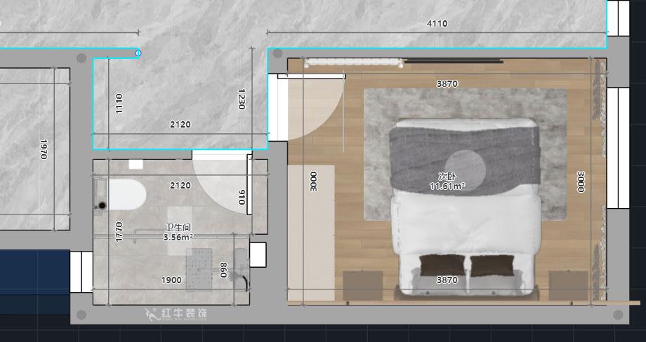 郭志成｜银城蓝溪郡19-102-300㎡-现代简约风格｜联排别墅｜5室2厅1厨4卫｜毛坯装修｜定制家｜全包31